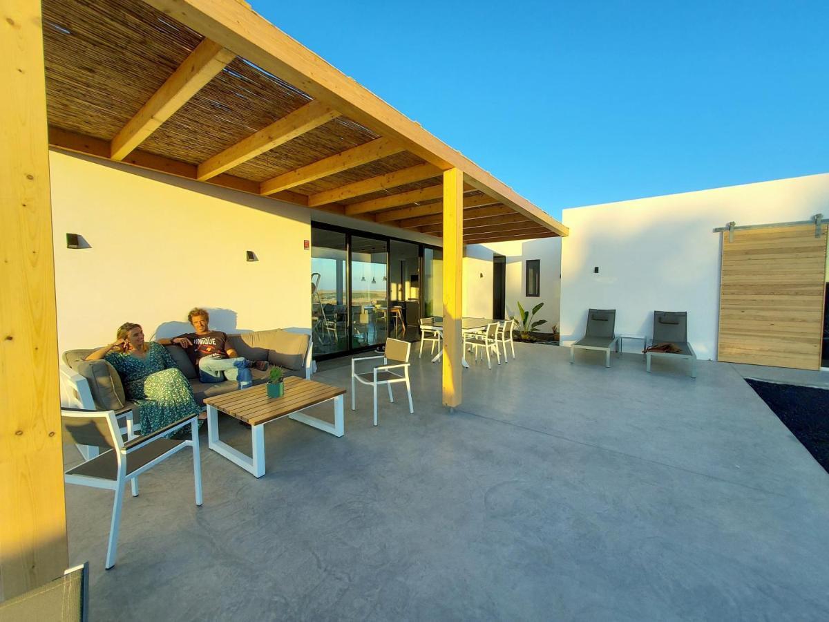 Villa Tabaiba En Lajares Con Piscina Esterno foto