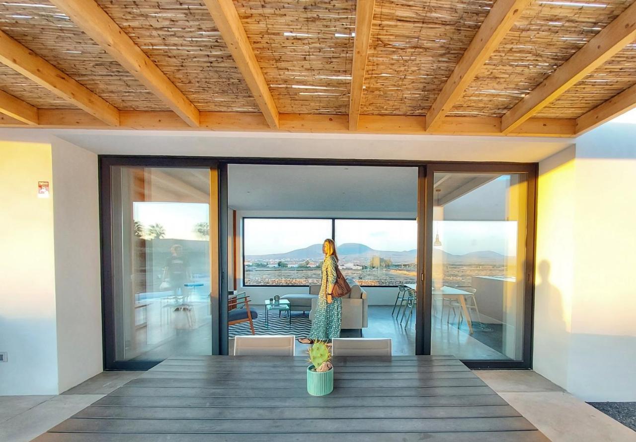 Villa Tabaiba En Lajares Con Piscina Esterno foto