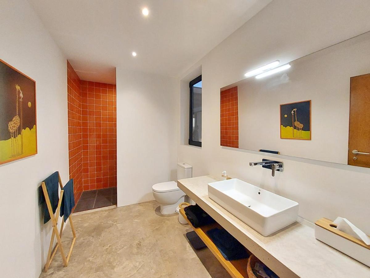 Villa Tabaiba En Lajares Con Piscina Esterno foto